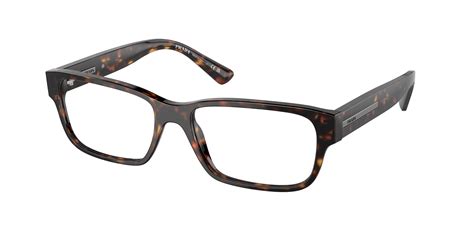 Prada PR 18SV JOURNAL 2AU1O1 Eyeglasses in Tortoiseshell 